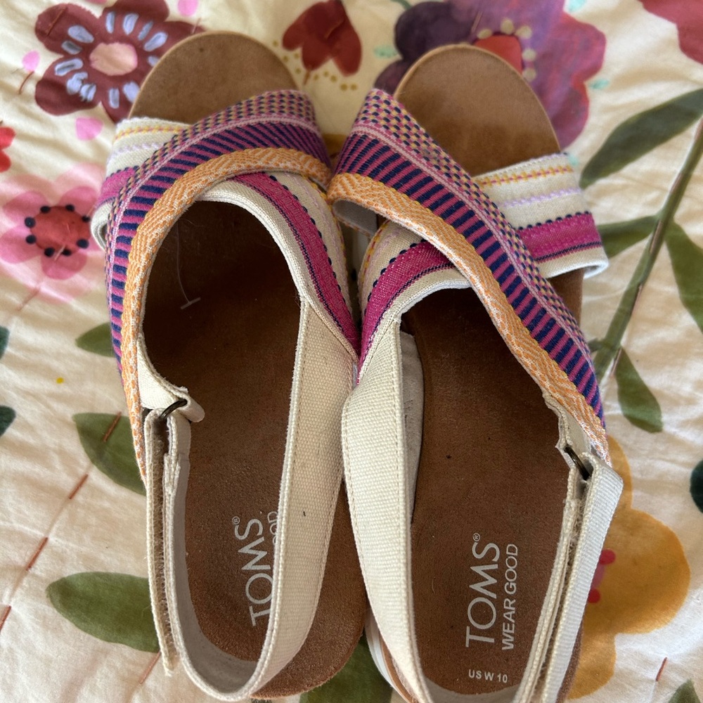 TOMS Diana Crossover Platform Sandals